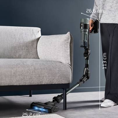 X-Force Flex 10.80, Aspirateur balai sans fil, Nettoyage puissant, 120 AW, 60 min
