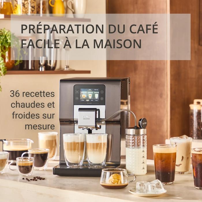 Hot&Cold EA879NE0, Machine espresso automatique à grains, 36 recettes, 3 L