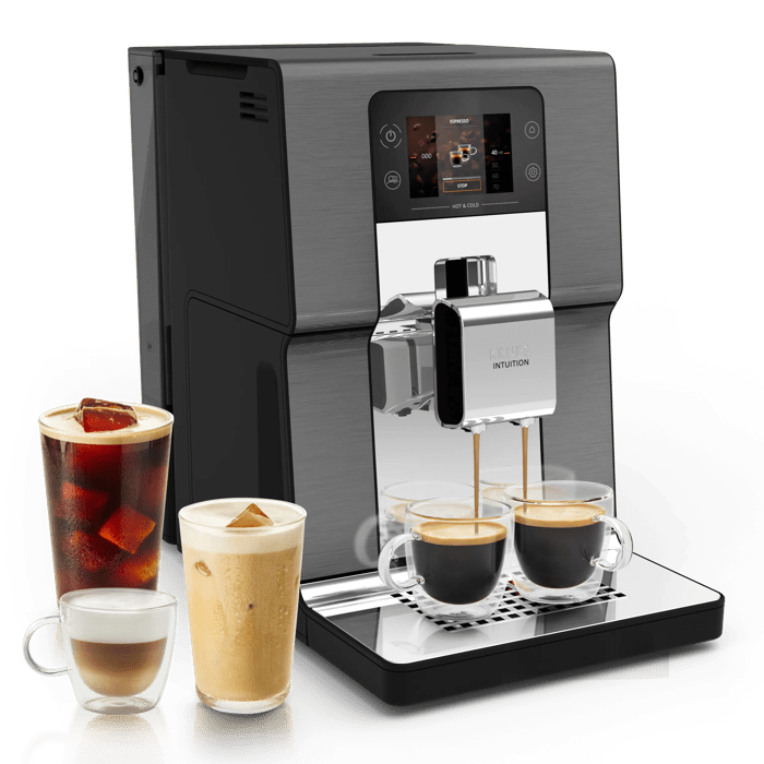 Hot&Cold EA879NE0, Machine espresso automatique à grains, 36 recettes, 3 L