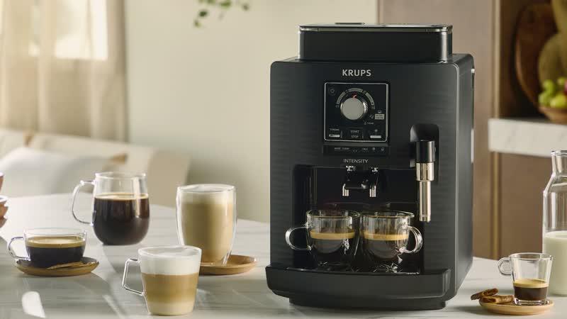 Intensity EA5008E0, Machine à Espresso automatique à grains, 4 recettes de café, 1,7 L