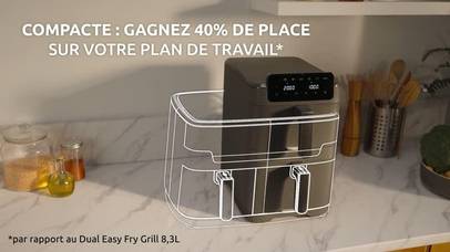 Easy Fry Crispy Stack 10L - Noir