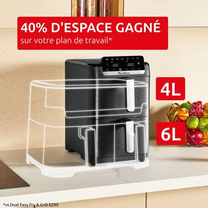 Easy Fry Crispy Stack 10L - Noir
