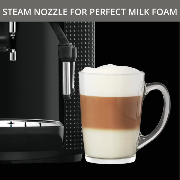 Essential EA810870, Machine à Espresso automatique à grains, 3 recettes de café, 1,7 L