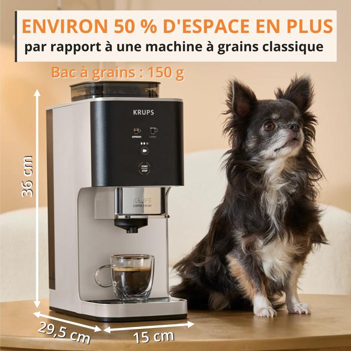 Coffee Crush SA4001E0, Machine à Expresso automatique, Design compact