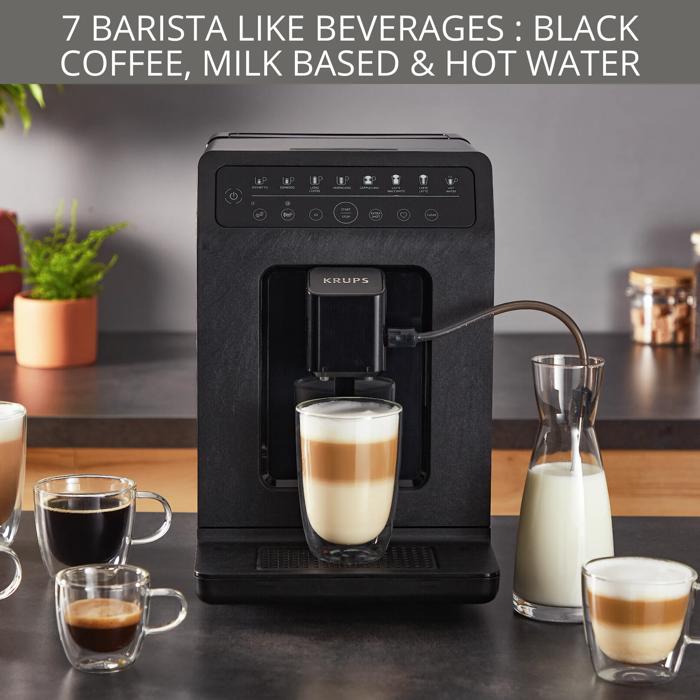 Evidence Up EA897B10, Machine à Espresso automatique à grains, 8 recettes de café, 2,3 L