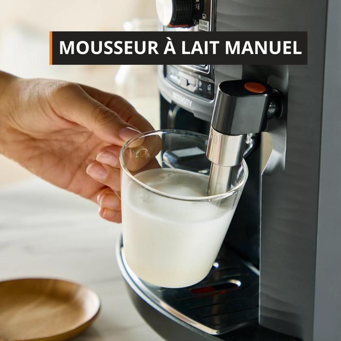 Intensity EA5008E0, Machine à Espresso automatique à grains, 4 recettes de café, 1,7 L