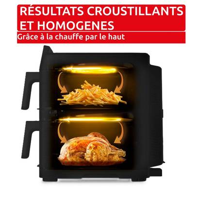 Easy Fry Crispy Stack 10L - Noir