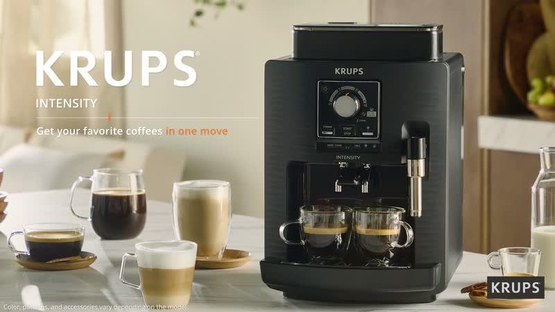 Intensity EA5008E0, Machine à Espresso automatique à grains, 4 recettes de café, 1,7 L